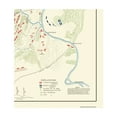 thumbnail image 2 of Historical Civil War Map - Youngs Branch Manassas Plains Virginia - Michler 1871 - Vintage Wall Art, 2 of 4