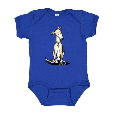 

Inktastic Curious Greyhound Boys or Girls Baby Bodysuit