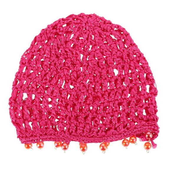 BRIGHTFUFU Pañuelo de crochet hecho a mano para femenino boho diadema de punto de cabeza para damas accesorios de moda para peinado y aspecto vintage