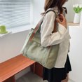 thumbnail image 3 of Bolsa Bolso de mano para mujer Bolsos de hombro de gran capacidad con múltiples bolsillos de nailon (verde) JShteea Para Estrenar, 3 of 9
