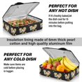 thumbnail image 5 of Iauyy Casserole Carrier for Hot Food Insulated Casserole Travel Carry Bag with Lid Food Warmer Bag for Party/Picnic,Golden Texture, 5 of 7
