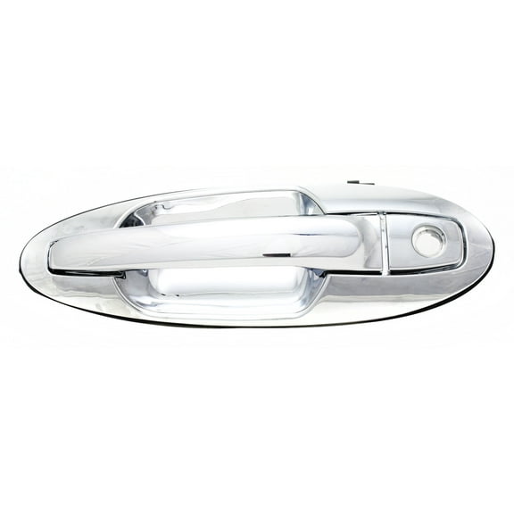 Exterior Door Handle Compatible with 2002-2005 Hyundai Sonata Front, Driver Side Chrome