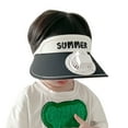 thumbnail image 2 of Mdesiwst Summer Children Sun Hat with Mini Cooling Fan Empty Top Wide Brim Visor Hat Hiking Travel Sunscreen Hat Girls Boys Outdoor Sun Protection Accessories, 2 of 7