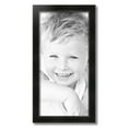 thumbnail image 2 of ArtToFrames 12" x 25" Honors Black with Silver Picture Frame, 12x25 inch Black Wood Poster Frame (WOM-5157),  Pack, 2 of 7