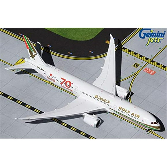 Gemini Jets GJ1909 Gulf Air Boeing 787-9 Scale 1-400 Airplane Model Toys