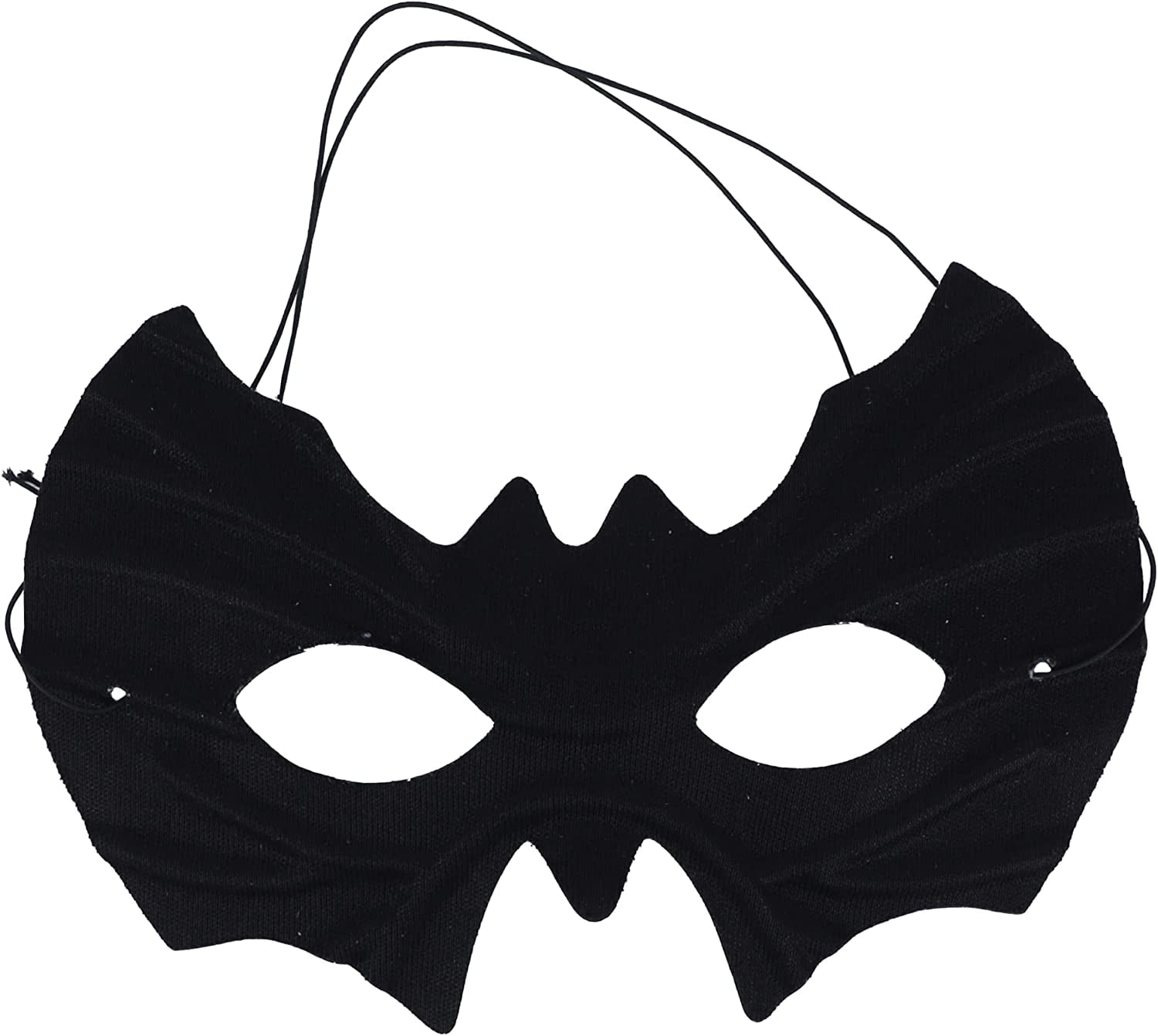 Black Superhero Skeleton Bat Face Mask Costume Accessory for Adult Men, Women and kids