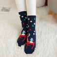 thumbnail image 3 of Christmas Breathable Warm Comfortable Lightweight Casual Cotton Socks for Women, 3 of 20