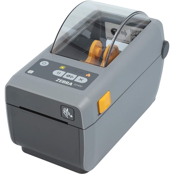 Restored Zebra ZD410 203dpi Direct Thermal Desktop Printer 56mm Max Print Width, USB, Tear-Off Edge, Monochrome, P/N: ZD41022-D0E000EZ (Refurbished)