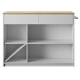 thumbnail image 6 of Twin Star Home 48" Kitchen Island, White, 6 of 7