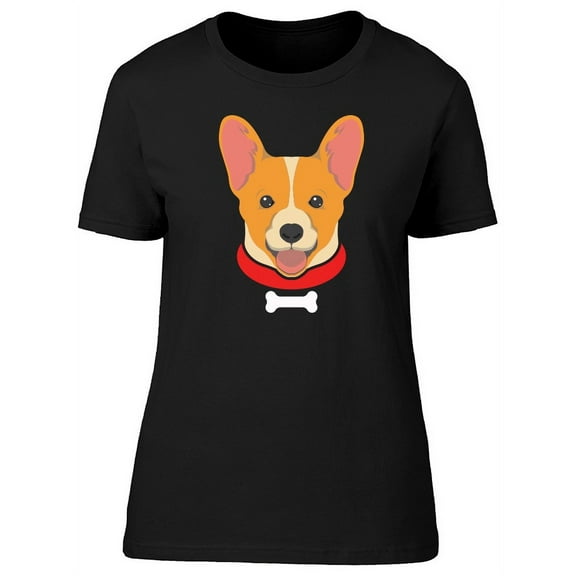 Cute Pembroke Welsh Corgi Dog T-Shirt Women -Image by Shutterstock, Female Small