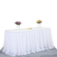 thumbnail image 4 of Topumt Table Skirt Fluffy Tulle Lace Table Skirting for Rectangle or Round Tablecloth Party Decoration, 4 of 4