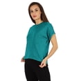 thumbnail image 4 of Inkmeso Drop Shoulder Round Neck T-shirt For Womens Casual Relax Fit Summer T-shirts, 4 of 7