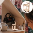 thumbnail image 4 of Dolls House Miniature Cat Tree Wooden Mini House Furniture Mini Cat Scratching Post, 4 of 5