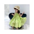 thumbnail image 2 of Girls Sleeveless Hanky Hem Dress Dress Princess Beach Party Sunmmer Pure Skirt,1-7T, 2 of 6