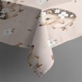 thumbnail image 3 of Cute Hedgehog Pattern with Flowers Rectangle Tablecloth 60"x84",Waterproof Polyester Rectangle Table Cloth, Wipeable Spillproof Polyester Tablecloth for Dining, Camping, Indoor and Outdoor, 3 of 5
