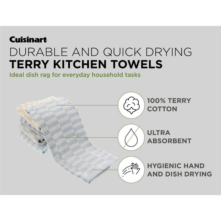 Buy Cuisinart 100% Cotton Chef's Hand and Dish Kitchen Towels w