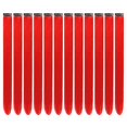 thumbnail image 2 of SDJMa 12 Pcs Clip in Hair Extensions, 22 Inch Colored Hair Extensions Party Highlights Long Straight Synthetic Hairpieces for Women Kids Girls (Red), 2 of 6