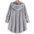 thumbnail image 4 of Women Blouses under Scrub Shirt Blank Shirts Bulk Women Ladies Summer Tops with Sleeves Neck Ladies Tops Long Sleeve Swing Girl Tee Shirt Tunic plus Size Pocket Tee Shirts Lady Clothe Grey L, 4 of 5