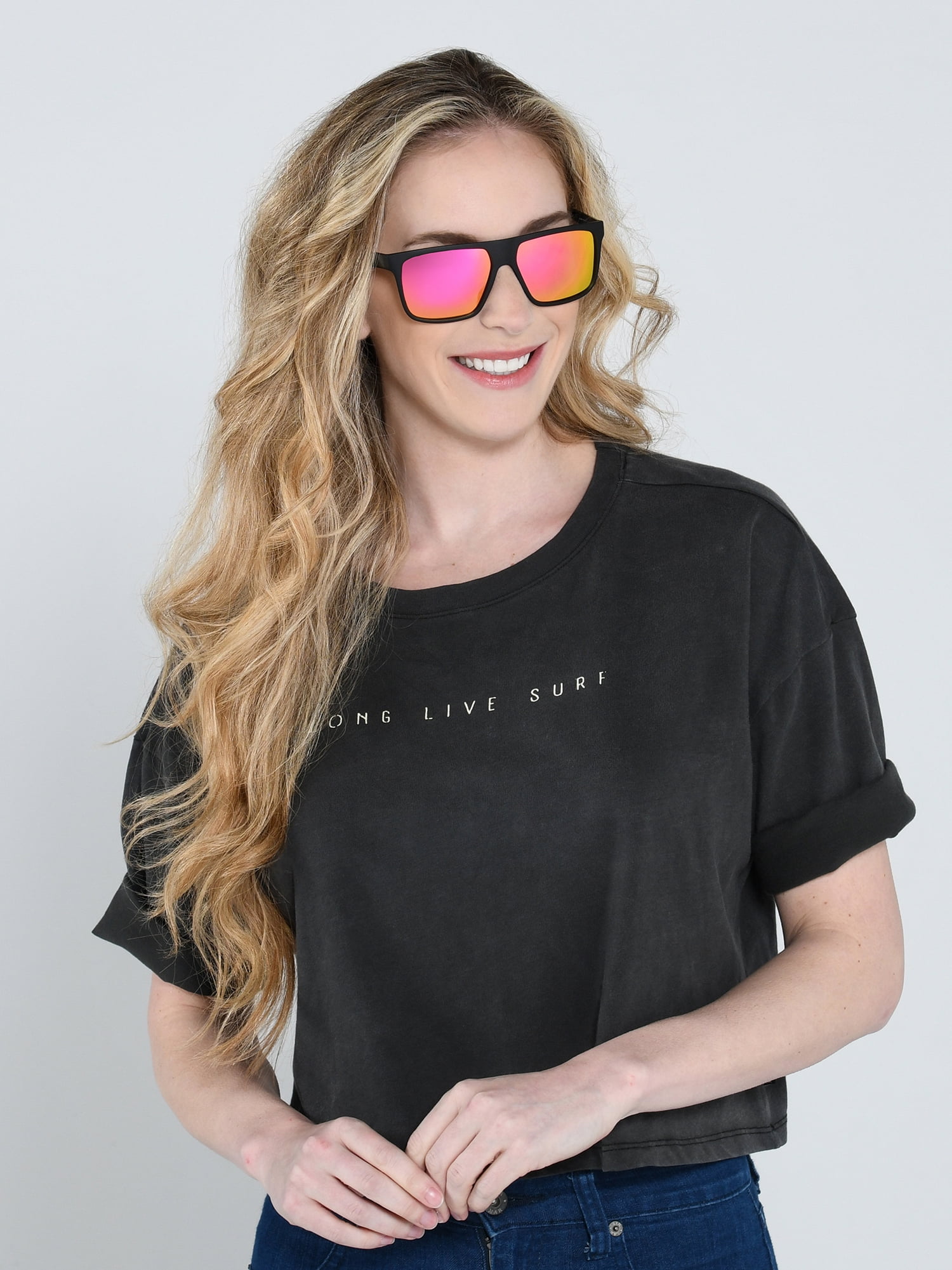 Body Glove Square Full-Rim Polarized Sunglasses