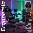 thumbnail image 2 of Silla Gamer BALAM RUSH FORCE SUPER Z7 Reclinable 135° 150Kg Reposapies Negro BR-940610, 2 of 6