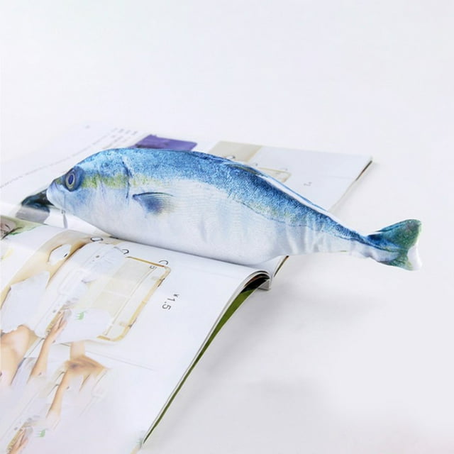 Limited Time Qaailabf Simulation Pencil Case Personalized Crucian Male And Female Student Pencil Case Storage Bag