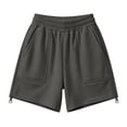 thumbnail image 6 of StSilkitty Workout Shorts for Womens Solid Color High Waist Elastic Athletic Shorts with Deep Pockets Lightweight Gym Shorts, 6 of 7
