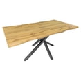 thumbnail image 2 of Mesa de Comedor Bossa Blair Borde Enchapado Elegante, 2 of 5