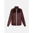 thumbnail image 6 of Madden NYC Women's Satin Track Jacket with Racing Stripes, Sizes XXS-XXL, 6 of 6