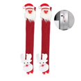 thumbnail image 3 of Fundas Navideñas Para Manijas De Nevera Adorable Muñeco De Nieve Y Adorno De Alce Mangas De Manija Para Decoración De Horno Microondas Refrigerador 2 Uds Methold HA019059-00, 3 of 7
