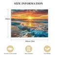 thumbnail image 2 of Nawypu  Sunset Wall Art for Living Room, Gold Beach Wave Canvas Wall Decor for Bedroom, Nature Ocean Landscape Picture Print Painting,, 2 of 5