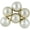 Gold, variant on Northlight 2-Finish Christmas Glass Ball Ornaments - 3.25" (80mm) - Purple - 6ct