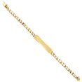 thumbnail image 1 of 14K Nugget Cuban Link ID Bracelet - 8", 1 of 1