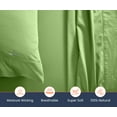 thumbnail image 3 of SGI Bedding 600 TC Egyptian Cotton Bed Sheet Set - RV King Size Sheets 600 Count Sheets for RV King Size Bed - Soft, Durable Sheets Cotton Sheets in 600 TC 12" Deep Sage, 3 of 8