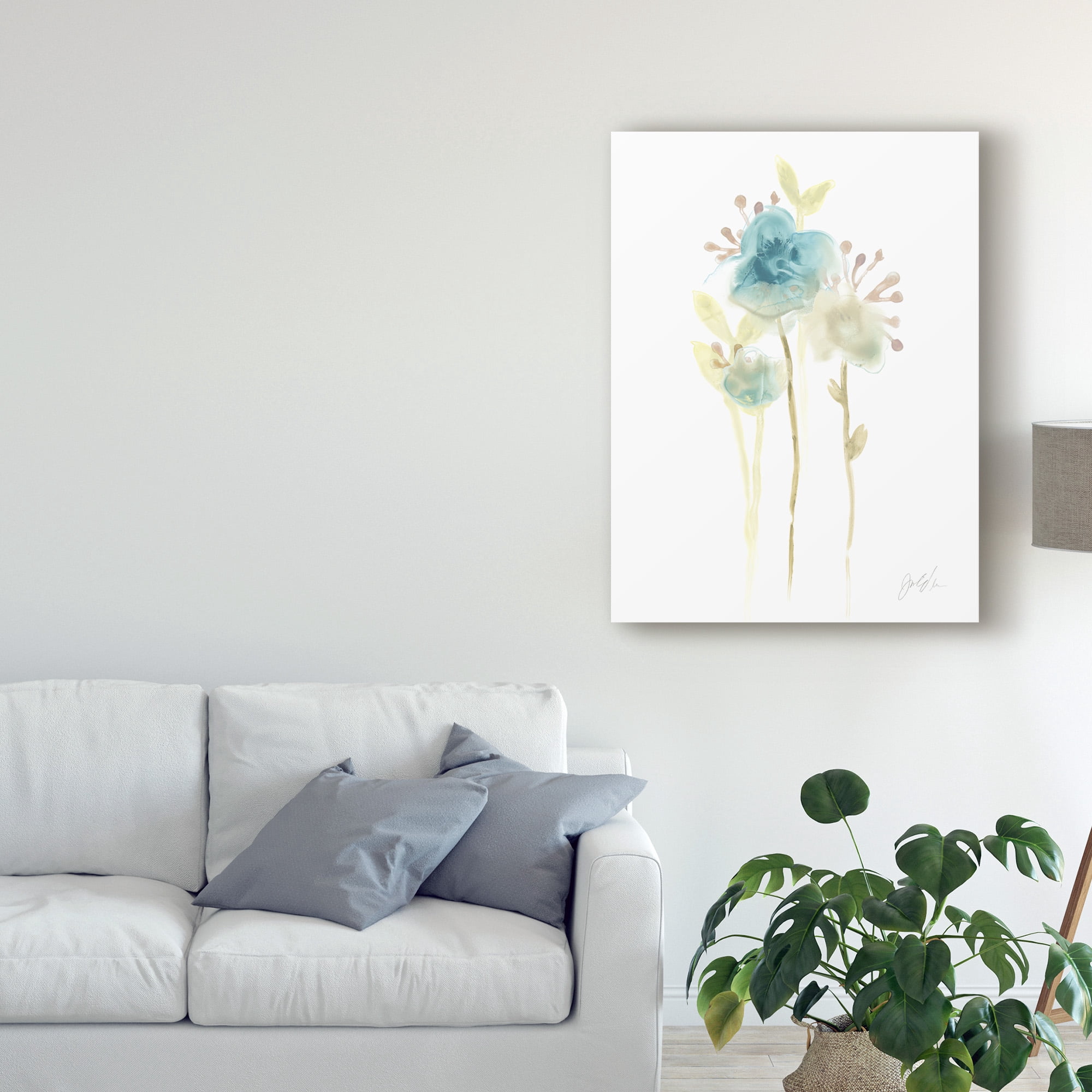 Trademark Fine Art 'Bluebell I' Canvas Art by June Erica Vess