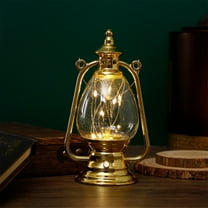 Fufafayo under $5 Electronic Candle Ambient Light, Small Oil Lamp Night Light, Flickering Flame LED Candle, Holiday Decoration Lights for Christmas Halloween