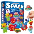 thumbnail image 1 of Painted Set Hand-painted Graffiti Mold Plastic Cosmic Pattern Plaster Painting Mould for Student, 1 of 10