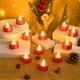 thumbnail image 3 of Velas LED rojas de 6 uds., Navidad, vacaciones, bodas, fiestas de cumpleaños, velas, juego de velas, habitación secreta JAMW Sencillez, 3 of 5
