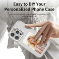 thumbnail image 2 of Funda de teléfono de tinta NFC de alta gama para iPhone 11 12 13 14 plus15Pro Max cubierta de pantalla a prueba de golpes protección de cuatro colores carcasa de teléfono inteligente, 2 of 5