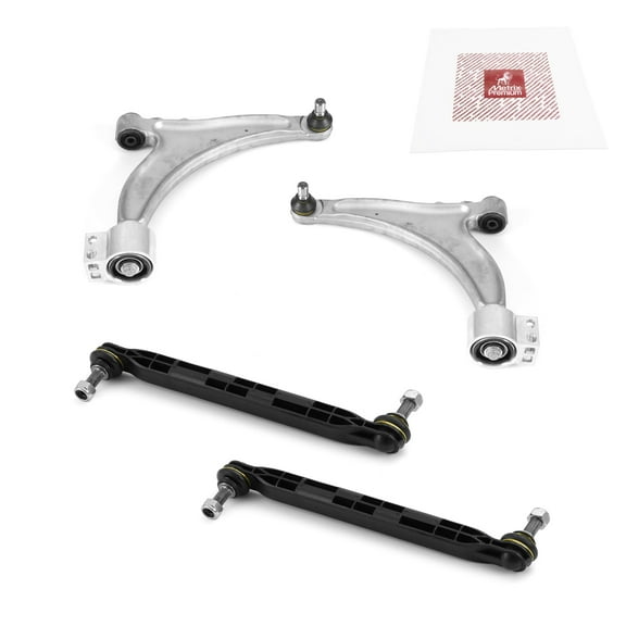 Metrix Premium Chassis Parts - 4 PC Front Lower Control Arm & Front Sway Bar Stabilizer End Link Kit Fits 10 Buick Allure, 10-12 LaCrosse, 11-12 Regal, RK641500, RK641501, K750519