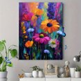 thumbnail image 4 of Vibrant Floral Impressionist Canvas Art, Perfect Wall Decor for Living Room Bedroom Dining Room Office Hallway, 4 of 8