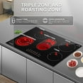 thumbnail image 4 of AMZCHEF 30" Built-in Electric Stove, 8500W Induction Cooktop with 5 Burners, 240V Power Electric Cooktop with Touch Sensor Control, Timer, Child Safety Lock, for All Kinds of Cookware, 4 of 6