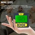 thumbnail image 2 of Yeacher Waterproof Magnetic Digital Level and Angle Finder Versatile Dustproof Mini Inclinometer LCD Display with Backlight Bevel Gauge IP65 Dustproof Waterproof, 2 of 8