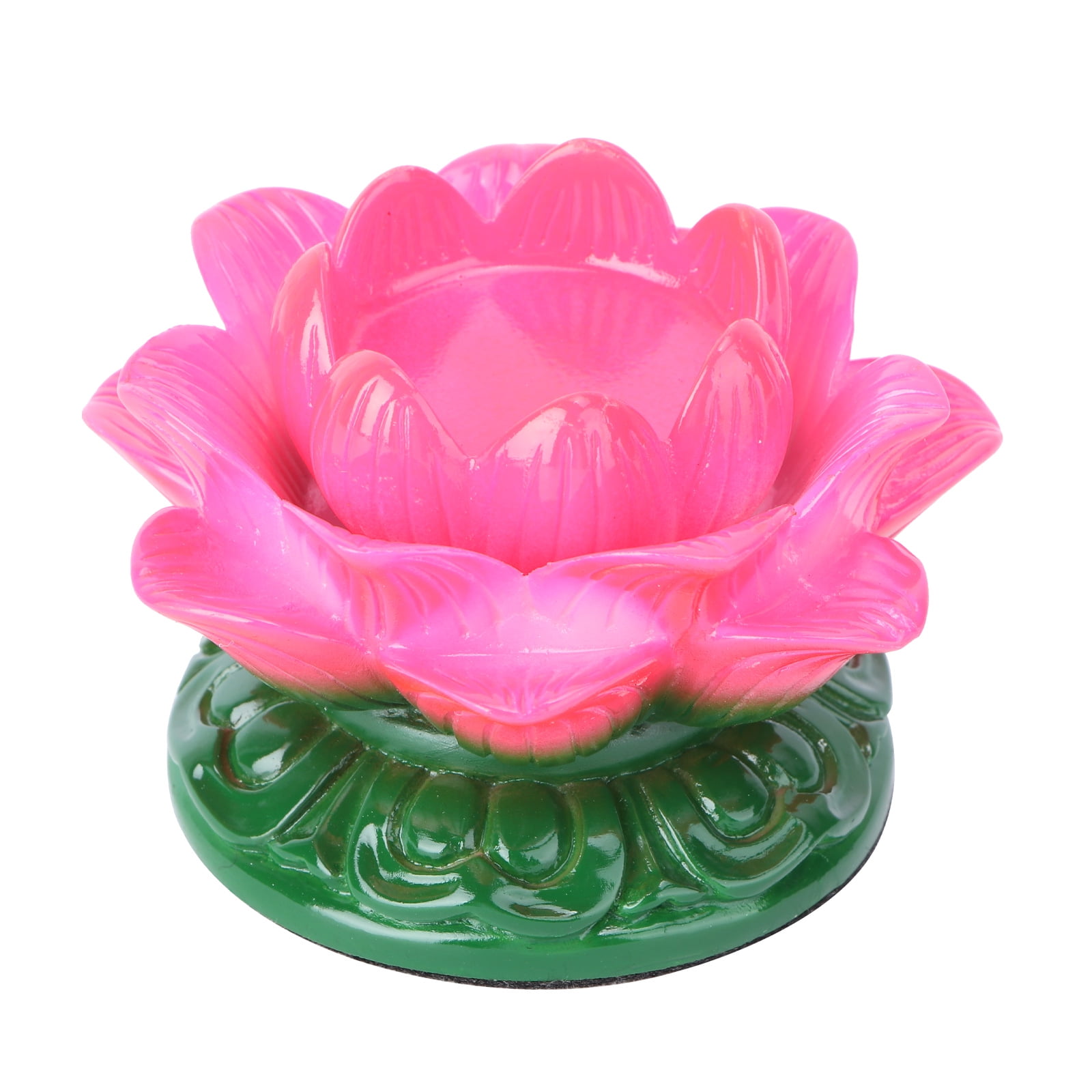 1PC Lotus Shaped Candlestick Vintage Style Lotus Candle Holder Buttered