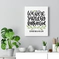 thumbnail image 5 of Scripture Walls  Faith In God Ephesians 2:8 Bible Verse Canvas Christian Wall Art Ready to Hang Unframed, 5 of 12