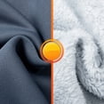 thumbnail image 6 of LEKWK Fleece Lined Tracksuit Men 2 Piece Outfit Winter Warm Athletic Sweatsuit Zip Up Hoodie and Joggers for Gym Running Activewear, 6 of 6