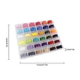 thumbnail image 2 of Máquina de coser de algodón Hilos de bobina Conjunto de hilo de coser multicolor Accesorios con estuche de almacenamiento kenally HA8839-00B, 2 of 5