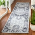 thumbnail image 2 of SAFAVIEH Classic Vintage Leandre Medallion Runner Rug, Silver/Dark Grey, 2'3" x 8', 2 of 8