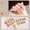 H, variant on EGNMCR Press on Nails Nail Art Patches Wearing Nails 24 Short Square Fake Nails With Jelly Glue Patches Coffin nail