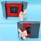 thumbnail image 5 of Juego de caja de rosas con lazo, soporte para collar de flores falsas de papel multiusos para boda Jikaix, 5 of 5