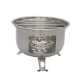 thumbnail image 4 of BIBABLYKE Portable Backpacking Survival Stove Wood Burning Grill Stainless Steel Stove for Outdoor Cooking and BBQ Picnics, 4 of 7